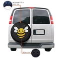 thumbnail image 4 of KAKALAD Bee Cartoon Spare Tire Cover Universal Vehicle Accessories Buckle Car Tools 16”in, 4 of 6