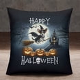thumbnail image 2 of Happy Halloween Rat Terrier Witch Pumpkins Bats Pillowcase Double Sided Ratty Dog Lover Pillow Case Covers - 13012, 2 of 3