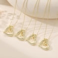thumbnail image 5 of Turandoss Heart Initial Necklaces for Women Girls Dainty Hypoallergenic Cubic Zirconia Letter a-z Pendant Jewelry Mothers Day Birthday Teenage Girl Gifts for Little Girls Niece Sister, 5 of 7