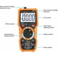 thumbnail image 4 of Promoción de invierno, pm18c Ac Dc Multímetro digital Probador eléctrico digital automático Voltímetro sin contacto Amperímetro Ohmímetro Detector de voltaje Mantener con, 4 of 4