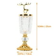 thumbnail image 5 of Candy Jar Glass Iron 1Pack 9.1x3.1in, 5 of 5