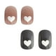 thumbnail image 4 of Uñas postizas HUOGUO White Heart Girls Short Press On x24, 4 of 4