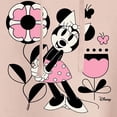thumbnail image 3 of Disney - Minnie Mouse with Flowers & Butterflies - Juniors Cropped Pullover Hoodie, 3 of 5