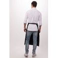 thumbnail image 2 of Delantal Chef Works Unisex Bistro a Rayas Blancas y Negras, 2 of 6