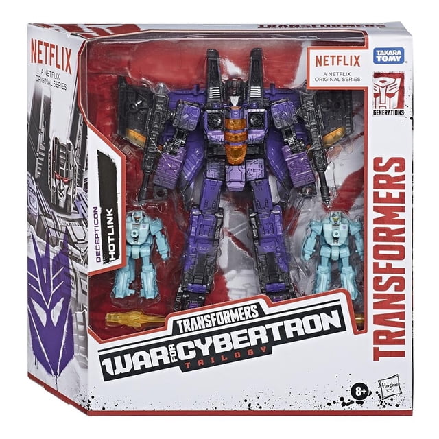 Figura Hotlink Battle Transformers Hasbro 7 Pulgadas Gris