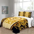 thumbnail image 4 of Home Bedding Cover Set Luxury Pattern Duvet Cover Quilt Cover Set Bed Gift Designable,Full (80"x90"), 4 of 5