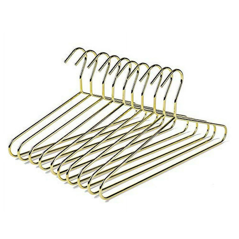 Amber Home 12Inch Gold Kids Baby Hangers 20Pack, Strong Metal Children  Clothes Hangers for Closet, Space Saving Infant Hanger for Toddler Coats  Pants