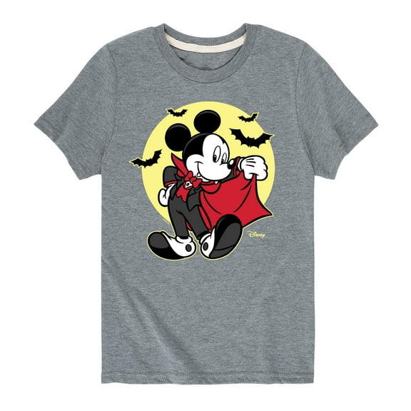 Mickey & Friends - Mickey Vampire - Toddler And Youth Short Sleeve Graphic T-Shirt