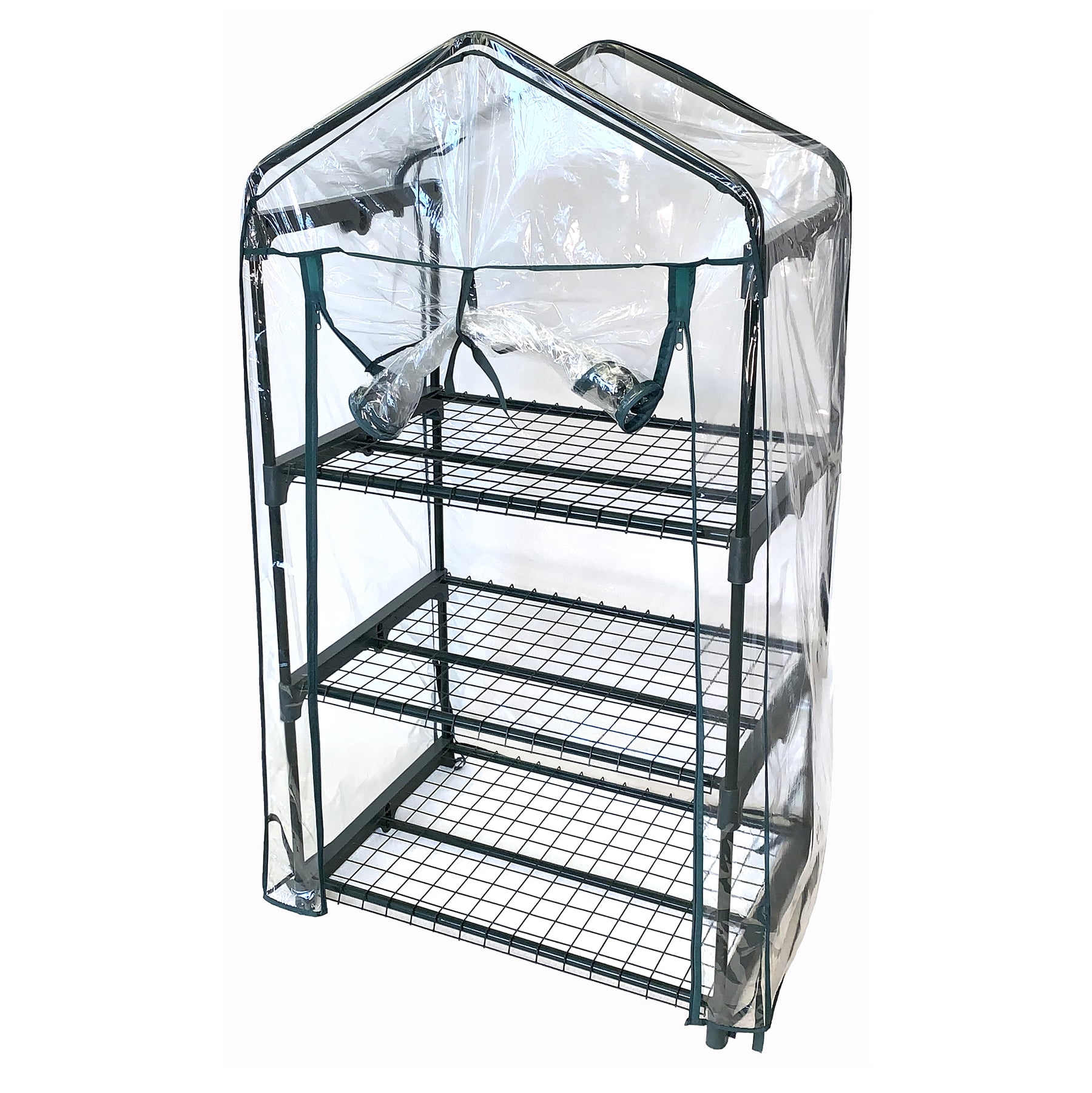 Tierra Garden 3 Shelf Mini Greenhouse 27" x 19" x 49", Lightweight