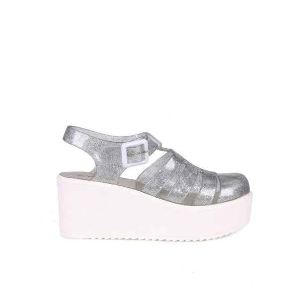 Nature Breeze Nature Breeze caged Jelly Platform Women's Sandals in