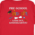 thumbnail image 4 of Inktastic Pre-school Graduate Look Out, Kindergarten Boys or Girls Long Sleeve Toddler T-Shirt, 4 of 5