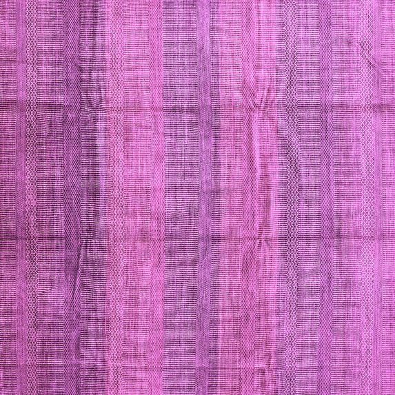 Ahgly Company Indoor Square Abstract Purple Contemporary Area Rugs, 6' Square