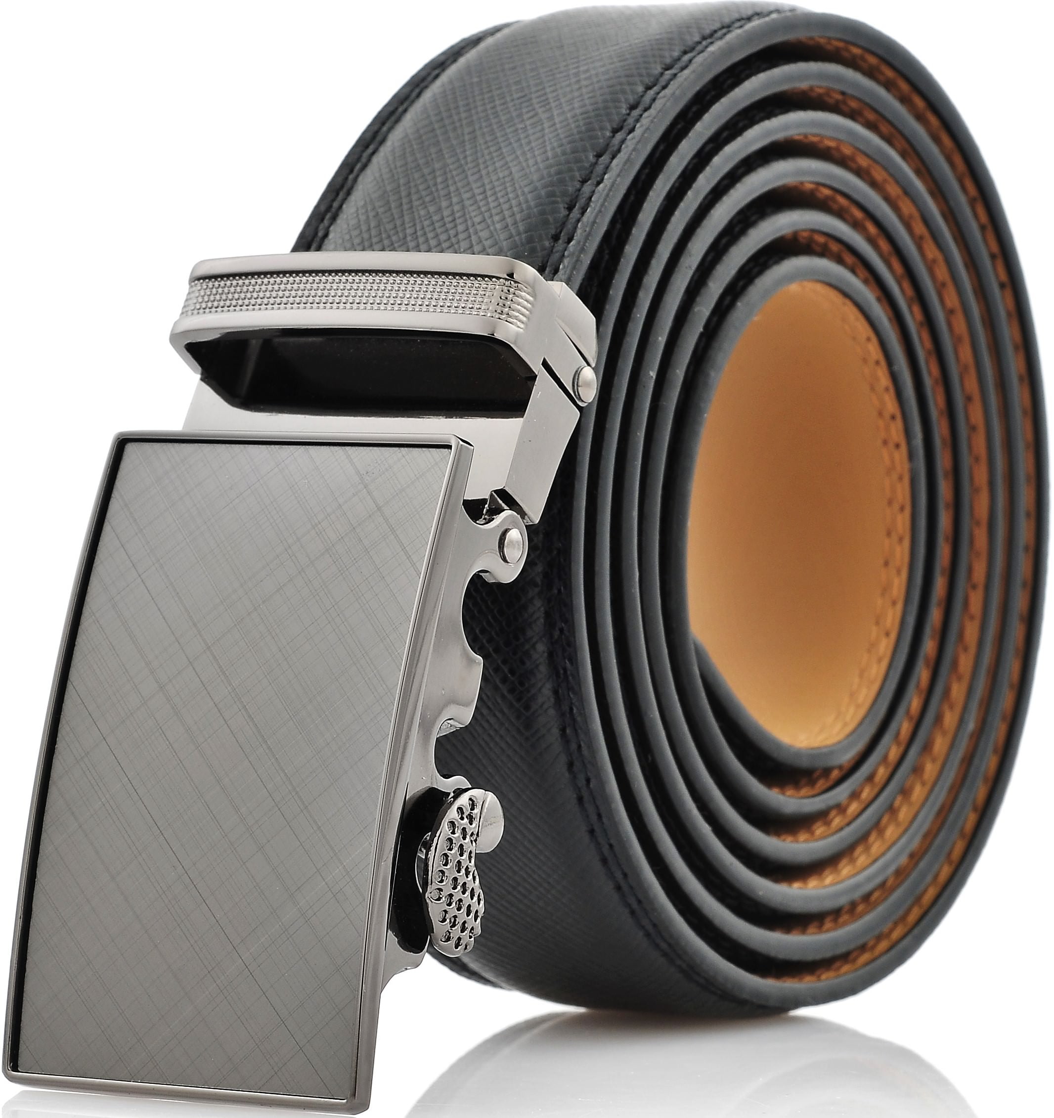 Men’s belt Buckle Golden Jaguar Belt buckle only Automatic sliding belt buckle