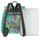 thumbnail image 3 of Balery Cartoon Map Of Europe Mochila de Cuero para Mujeres, Gran Capacidad, Bolsa de Viaje Multifuncional, Mochila de Cuero y Bolsa de Hombro para Mujeres, 3 of 4