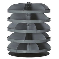 Durham 1205-95 28 in. No. 95 Rotabin Storage 5 Shelf, Gray