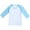 Light Blue, variant on Hiijoy Toddler Girls 3/4 Sleeve T Shirt Raglan Sleeve Crewneck T-Shirt Casual Soft Tshirt