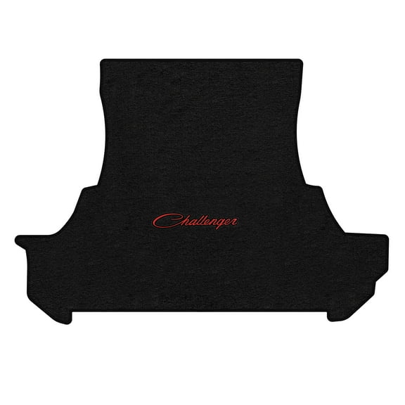Lloyd Mats LogoMat Custom-Fit Carpet Trunk Mat for 2011 Dodge Challenger RWD w/o Subwoofer, Charcoal