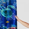 thumbnail image 3 of Orinice  Tropical Fish Shower Curtain Set with Toilet Lid Cover and Non-Slip Rugs, Ocean Turtle Underwater World  Shower Curtain Set with 12 Hooks, Kids Bathroom Set with Rugs and Accessories 69x72, 3 of 7