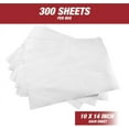 thumbnail image 2 of Prep Wipe white Lint Free Cleaning Towels Pack of 300 Sheets, 10" x 14" - Multi-purpose, Reusable, Perforated,  Grade Perforated Sheets (White, Pack of 4), 2 of 8