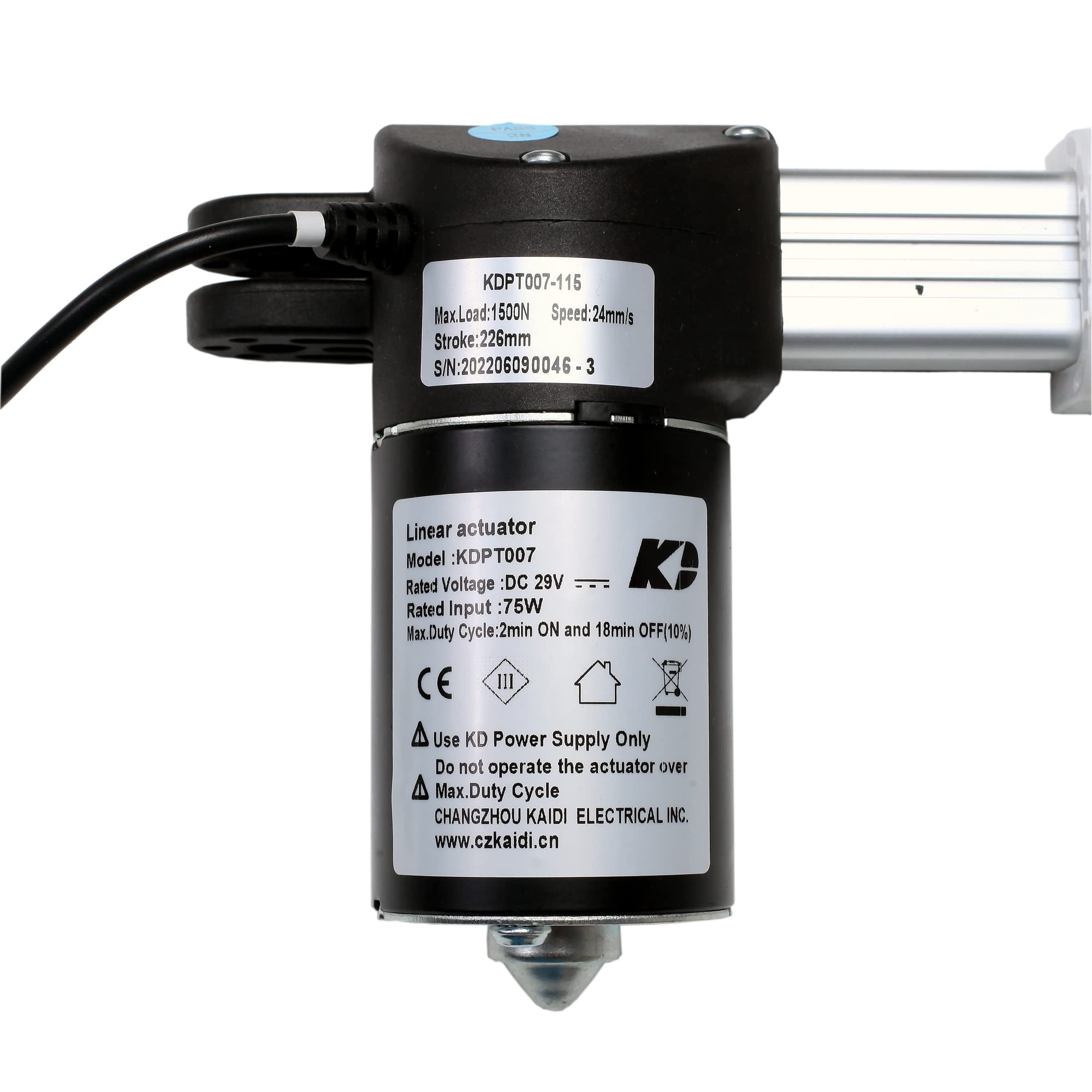 Power Recliner Sofa Lift Chairs Kaidi Motor Actuator Model KDPT007-115 Replacement Kit