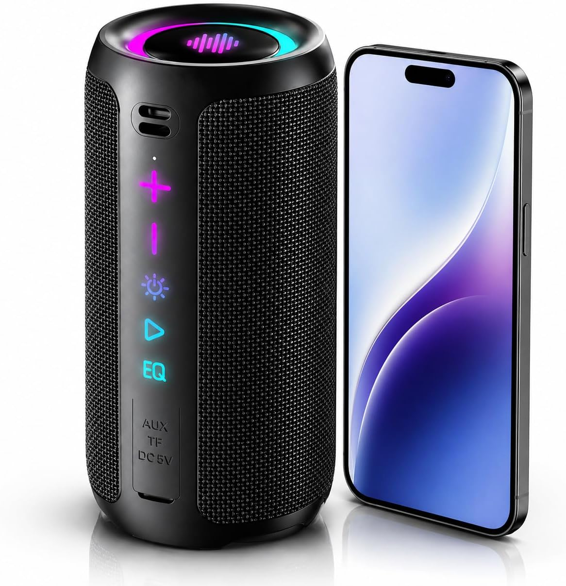 CASCHO Portable Bluetooth Speaker, 25W, IPX7, 30H Battery photo 7