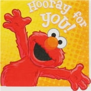 Elmo Hooray For You Lunch Paper Napkins 16 ct