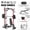 Z6-Weight Bench/Barbell/(10LB+25LB)x2 Plates, variant on Mikolo Compact 7-IN-1 Smith Machine With Cable Crossover System, 1000LBS Multi-Functional Squat Rack, Workout Station with Weight Bar, Bend Peg and Other Functional Attachments