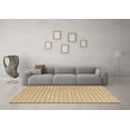 thumbnail image 3 of Ahgly Company Indoor Rectangle Abstract Brown Contemporary Area Rugs, 6' x 9', 3 of 4