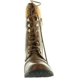 Forever Link Women's Mango-31 Quilted Zipper Accent Riding Boots ...