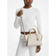 thumbnail image 4 of Michael Kors Avril Small Logo Leather Tote Bag, Light Cream, Light Cream Multi, 4 of 4