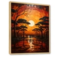 thumbnail image 2 of Designart "Melody Savannah African Wall art I" African Floater Framed Wall Decor, 2 of 7