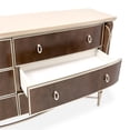 thumbnail image 6 of Michael Amini Villa Cherie Wood & Marble Dresser in Hazelnut Brown, 6 of 10