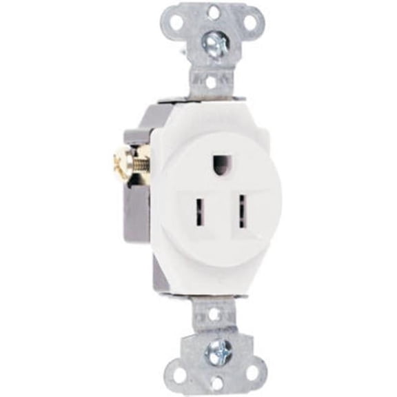 Legrand Pass & Seymour 15A WHT HD SGL Outlet 8 Pack