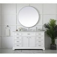thumbnail image 6 of 60 inch single bathroom vanity in white, 6 of 8