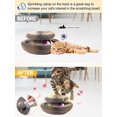 thumbnail image 4 of Tablero rascador para gatos con órgano mágico, con bola de campana y hierba gatera, tablero rascador con garra para moler gatos reciclable y plegable, juguete interactivo para gato, 4 of 5