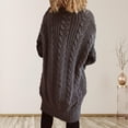 thumbnail image 6 of Fesfesfes Women Cardigan Women Casual V-Neck Long Sleeve Fall Sweater Cardigan Blouse Tops, 6 of 6