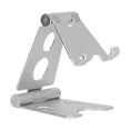 thumbnail image 1 of Desk Cell Phone Holder, Anti Slip Base Phone Stand Aluminum Alloy Multi Angle Adjustment  For Live Streaming, 1 of 8
