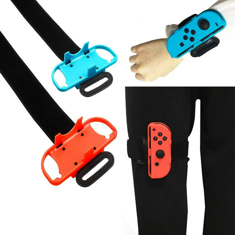 Havanemone temperament volatilitet Husfou Leg Straps and Wrist Band for Nintendo Switch Sports Soccer, Ring  Fit Adventure, Just Dance, Compatible with Switch Joy Cons and OLED  Controller Adjustable Elastic Strap for Adults and Kids -