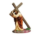 thumbnail image 2 of Cadorn Resin Jesus Figurine with Cross: A Symbolic and Decorative Piece, 2 of 7