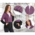 thumbnail image 4 of Rosvigor Womens Oversized Hoodies Lightweight Color Block Sweatshirts for Women Casual Hooded Shirts, 4 of 7