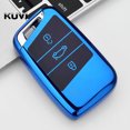 thumbnail image 1 of Soft TPU Cover Case Fob Compatible with Magotan Passat B8 u0026 Skoda Superb A7 - Blue, 1 of 5