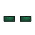 thumbnail image 3 of Guardurnaity Cartera larga para mujer, monedero de almacenamiento de cambio de cuero, portatarjetas de débito portátil, bolsa de transporte, Verde 2piezas, 3 of 6