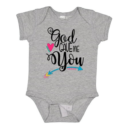 

Inktastic God Gave Me You Arrow and Heart Gift Baby Boy or Baby Girl Bodysuit