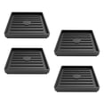 thumbnail image 4 of 4 piezas de muebles de muebles Protectores de piso para pisos de madera anti -skid skid chaSter tazas posavasos para la pierna para el sofá sofá del 8.3cmx8.3cm, 4 of 8