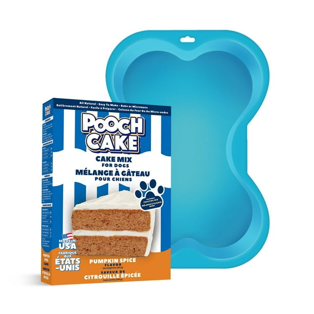 Pooch Cake Mélange à Gâteau Ensemble Simple Citrouille et Moule