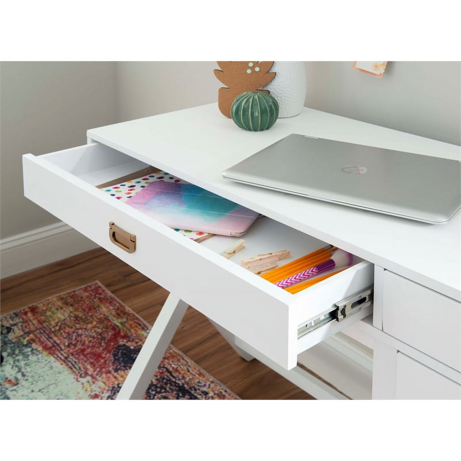 Peggy white 2024 writing desk