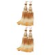 thumbnail image 3 of Billuyoard 2 piezas versátil borla cortina Tieback para accesorios de habitación decoración del hogar tejido moda duradero fácil de dorado 1 dorado 1 2Conjunto, 3 of 6
