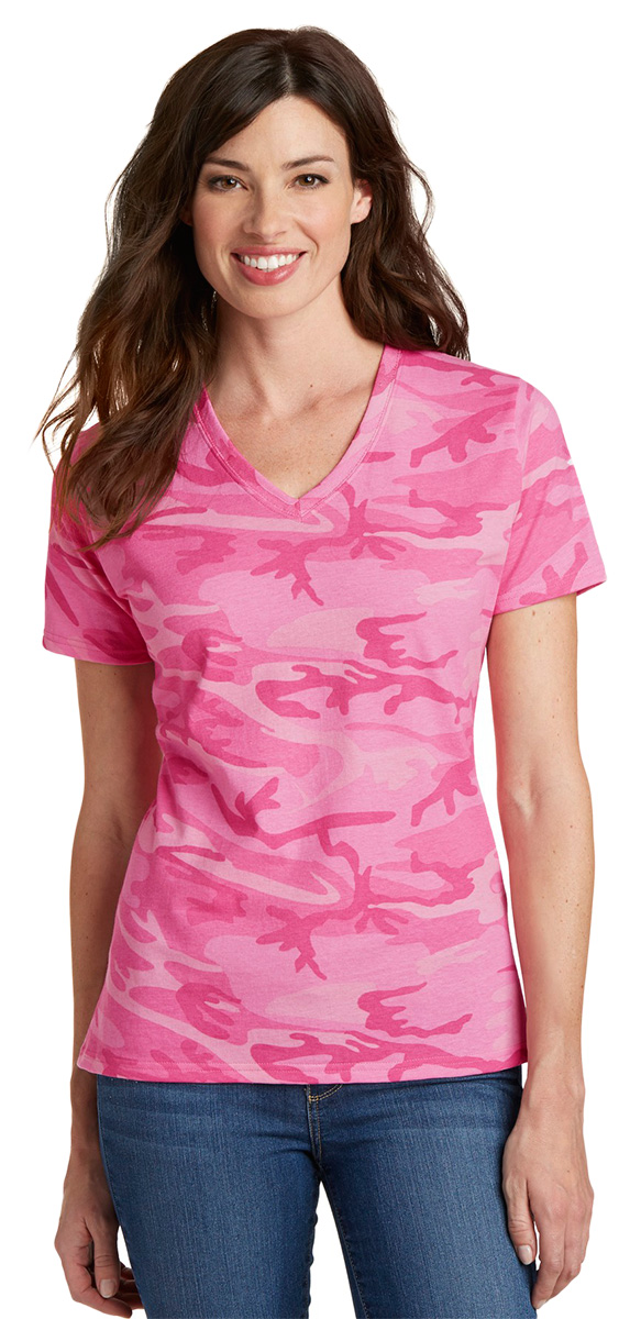 V-Neck Camo T-Shirt 