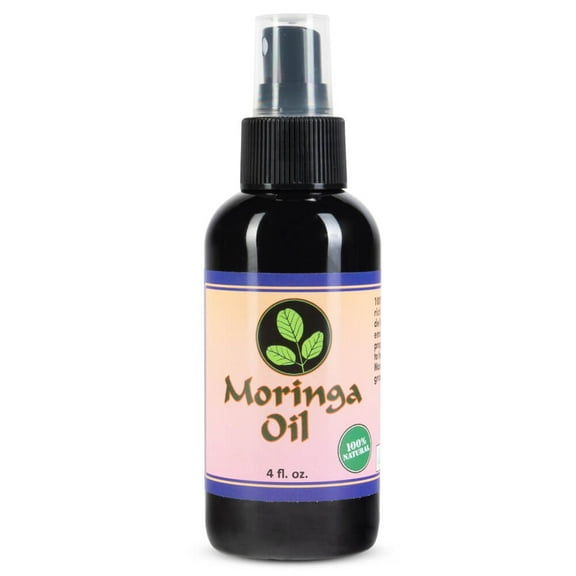 Moringa Oil 4 oz, Moringa Energy Life Natural Moisturizer Oil for Dry Skin and Hair Benefits, 4oz
