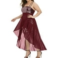 thumbnail image 3 of Gvmfive Plus Size Women Sexy Sequins Bodycon Dress Evening Cocktail Party Dress, 3 of 4